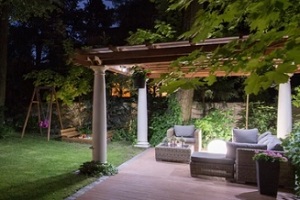 beautiful patio area